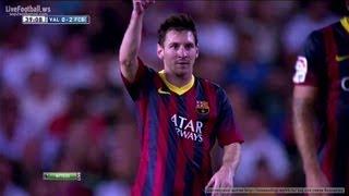 Lionel Messi vs Valencia 1.9.2013 (AWAY)
